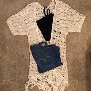 American Eagle Oversized Festival Cardigan Kimono